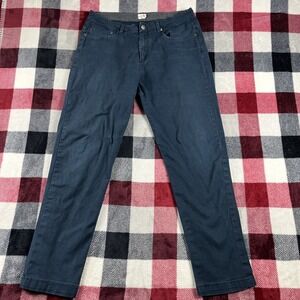 Bridge Burn 5 Pocket Pants Mens 34x34(30x30") Blue Straight Fit Chino Preppy